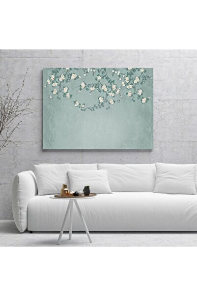 Dijiwork Çiçekli Dallar Kanvas Tablo 70x100