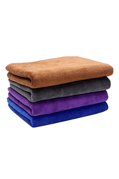 dirisan home's 4 قطع قماش تنظيف من الألياف الدقيقة - مقاس 55x70 جيمبو