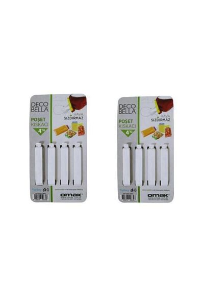 OMAK 12 Colorful Bag Clips Mob00174