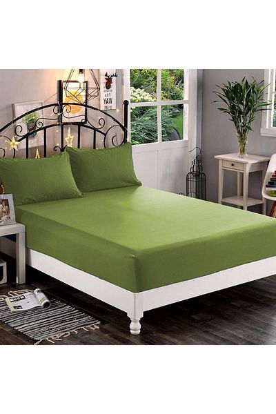 Ezgi Single Khaki Bed Sheet