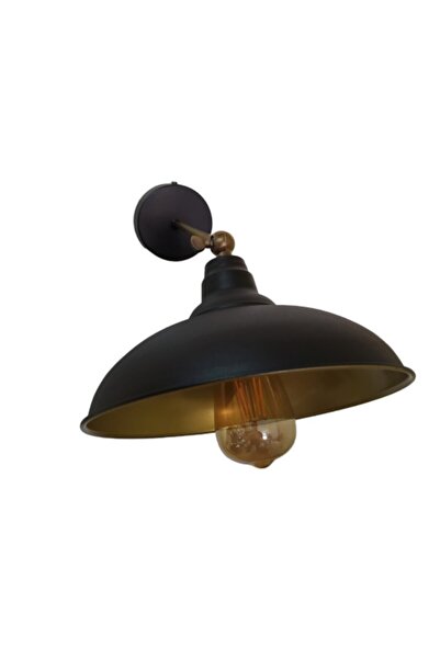 Rsylight ريفي الرجعية الأسود داخل الذهب مفصل ديكور الجدار الشمعدان المتحرك