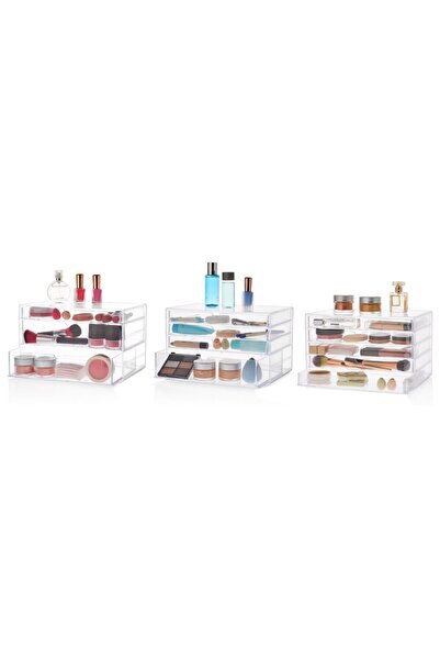 EsdaStore Makyaj Organizer Set ( 3 + 4 + 5 Çekmeceli )