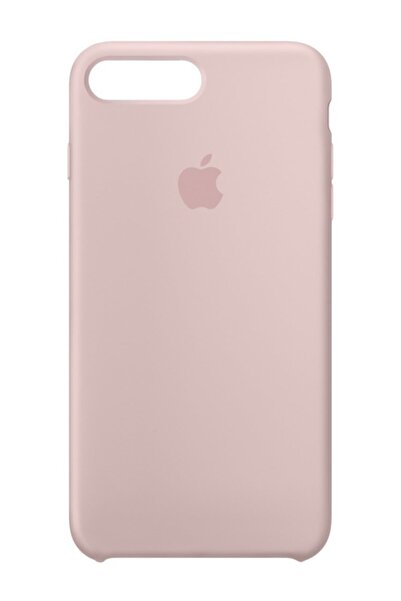 Daytona Apple 7/8 Uyumlu Silikon Mikrofiber Astarlı Telefon Kılıfı-pink/pembe