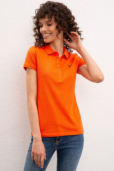 U.S. Polo Assn. Tricou roșu pentru femei