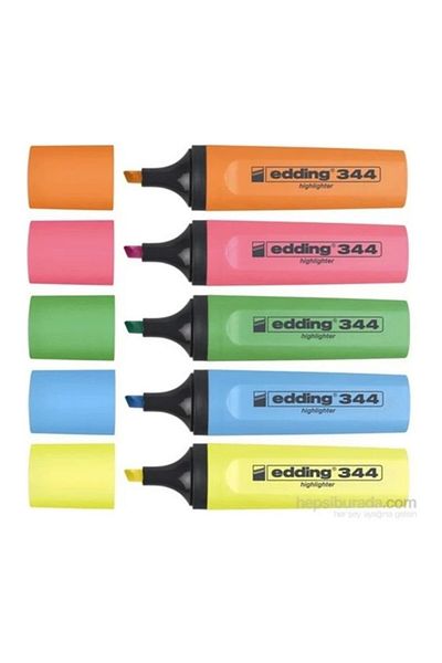 Edding Eddıng Highlighter Pen E-344 5 Pack Ed344p599
