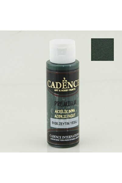Cadence 5100 Zeytin Yeşili - Premium Akrilik 70ml | Marmara Hobi