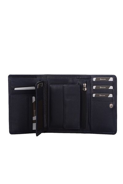 Grande Navy Blue Genuine Leather Wallet - 2628