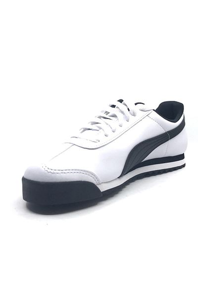 Puma Roma Basic Λευκά Μαύρα Ανδρικά Αθλητικά Παπούτσια353572 04