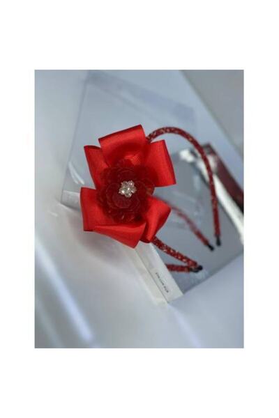 QUEEN AKSESUAR Луксозен подарък за майка и дъщеря с брошка с червено цвете Хе...