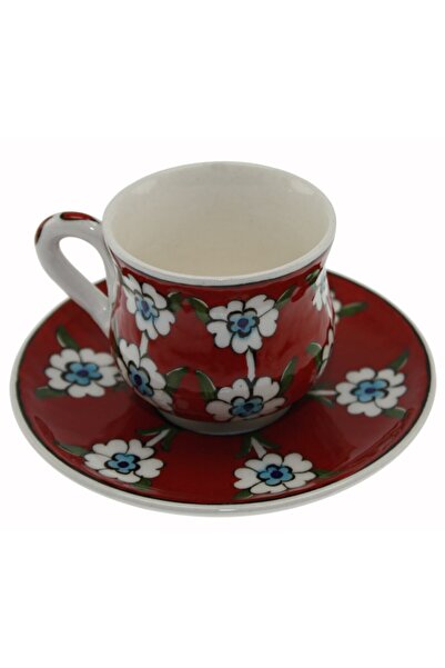 OTANTİK ÇİNİ Osmanlı Ulufer Model Tekli Kahve Fincanı