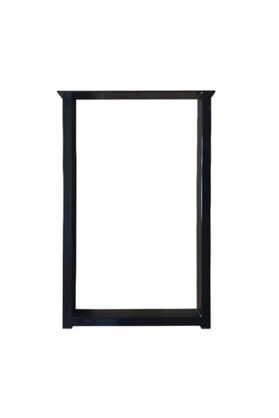 İlgi Trafik Picior de masă Lemn de tălpi Mobilier de grădină Picioare Metal 50x75 Cm Pretul este pentru 2 buc.