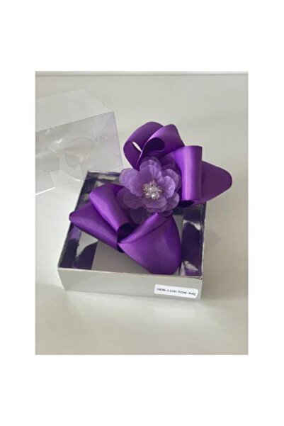 QUEEN AKSESUAR Broșă cu flori violete cataramă