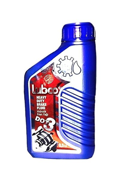 LUBCO Dot 3 Fren Hidrolik Ve Debriyaj Dolum Yağı 500 ml