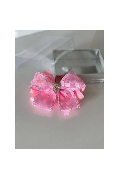 QUEEN AKSESUAR Pink Crystal Jewelled Star Patterned Mother Girl Baby Gift Cli...