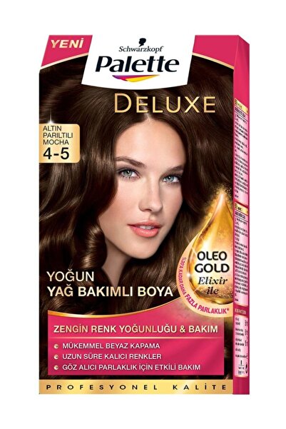 Palette Saç Boyası - Deluxe 4-5 Altın Parıltılı Mocha