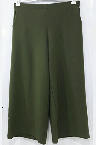 rimel Ženske pantalone od elastične tkanine sa zelenim zvezdastim pojasom