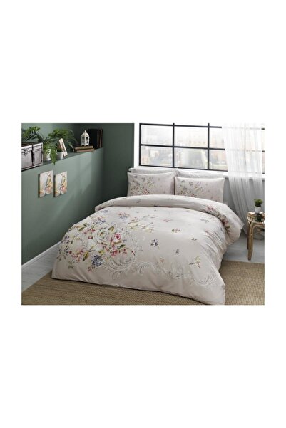 Taç Nevresim Takımı Leila Somon Tek Kişilik