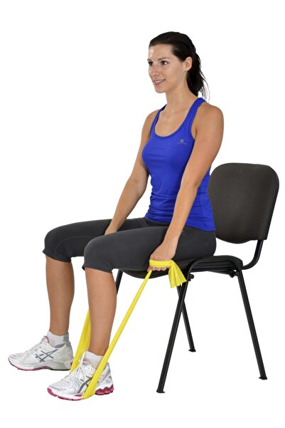 Moves Band Snap-stop Özellikli 1,5 Mt Sarı Egzersiz Pilates Bandı Hafif Diren...