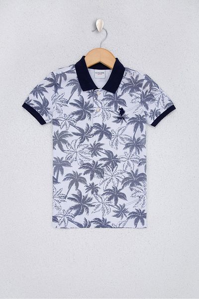 U.S. Polo Assn. Λευκό μπλουζάκι για αγόρι