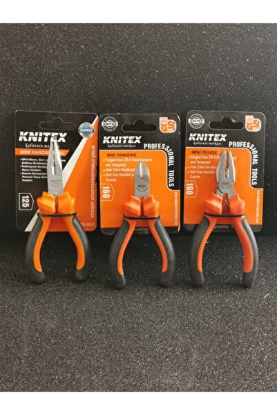 Class 3 Lü Set Mini Pense Karga Burnu Yan Keski Kntıex Ücretsiz Karg