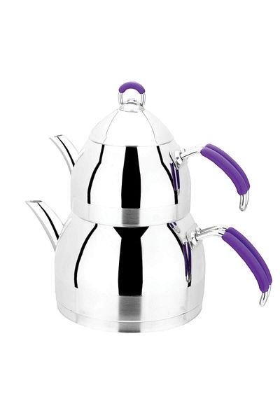 Akdeniz Purple Emerald Medium Silicone Handle - Teapot Akd134 5789