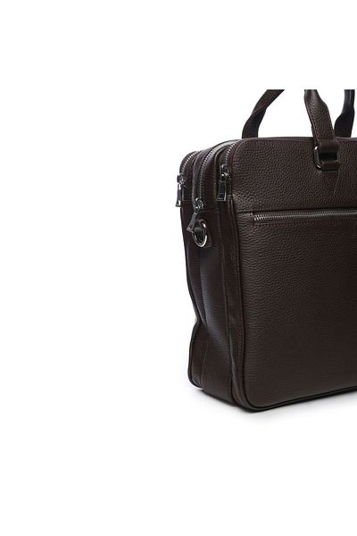 Tamer Tanca Genuine Leather Brown Men's Briefcase Bag 363 6872 ERK BAG
