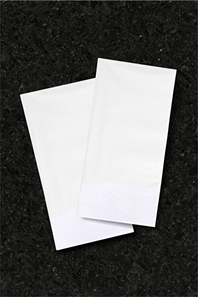 Story 2 Katlı 20'li Garson Katlama Beyaz Renkli Kağıt Peçete 33 X 33 Cm