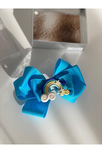 QUEEN AKSESUAR Dječja kopča za kosu sa plavom dugom