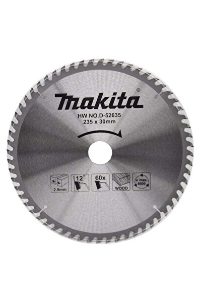 Makita D-52635 Elmas Ahşap Daire Testere 235x2,5x30 Mm 60 Diş