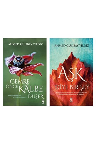 Timaş Yayınları Aşk Diye Bir Şey + Cemre Önce Kalbe Düşer Ahmet Günbay Yıldız