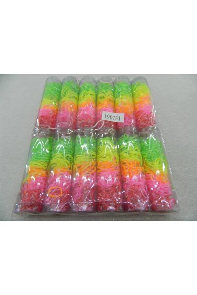 SareMağazacılık Agrafă de păr împletită din cauciuc, cutie colorată de 12