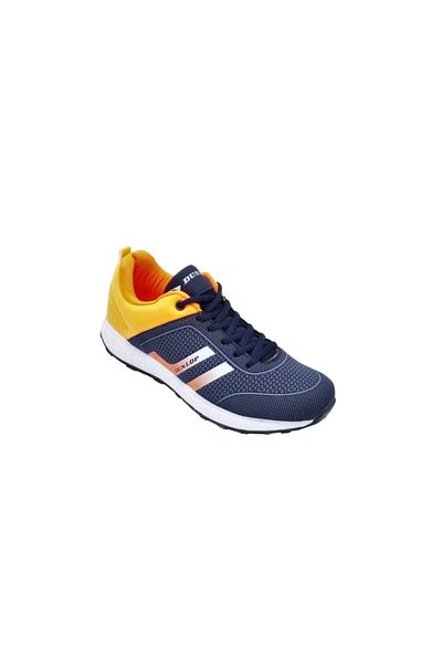 DUNLOP Navy Blue Orange Casual Sneakers -349722964-1