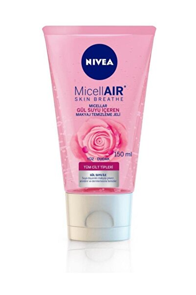 NIVEA جل مزيل مكياج ميسيلير بماء الورد 150 مل