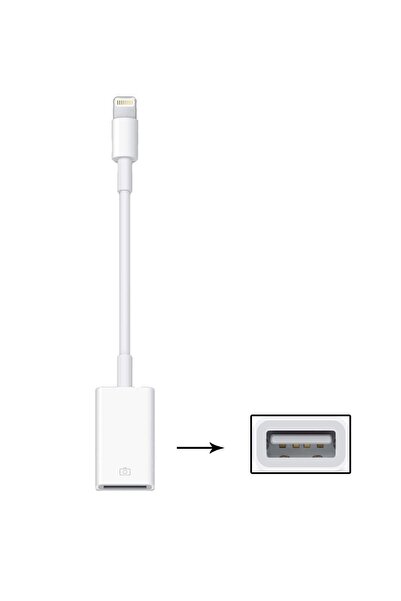 Microcase Lightning Iphone Ipad To Usb Kamera Adaptörü - Lightning To Usb Bey...