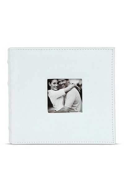 Birlik Fotoğrafçılık 13x18 cm White Leather Album - 57100d