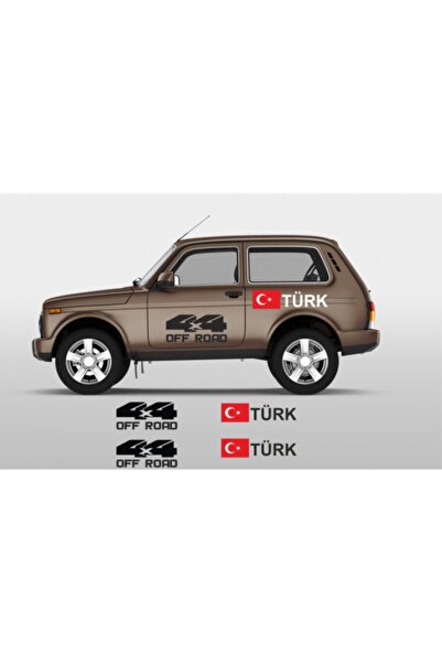 TSC Lada Niva Sticker Set Rescue Araba Yapıştırma Set2.