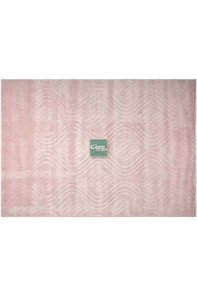 Eko Halı Çam Halı Emboss Jr10 Pembe - %100 Doğal (yün+viskon)
