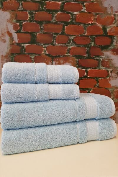 Özdilek Модний 4-предметний набір рушників для ванної кімнати - світло-зелений