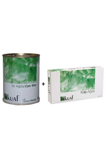 Kuaf Azulen Ağda Seti - Konserve + Kalıp - Yeşil