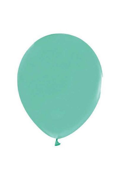 Parti Furyası Metallic Balloon Water Green 10 Pieces