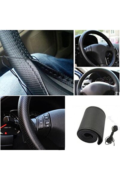 Otobestto Hyundai Getz Dikme Deri Direksiyon Kılıfı Kokusuz 1.kalite