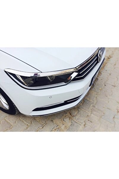ArkGrupOtomotiv Volkswagen Passat B8.5 - Ön Far Kaşı Krom - 3 Prç.