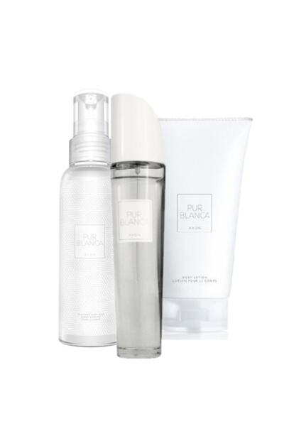 AVON Pur Blanca Parfüm Vücut Losyonu Ve Vücut Spreyi Seti