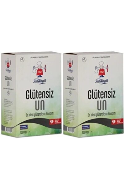Sinangil Glutensiz Un Çölyak Hastaları Için 1 Kg X 2 Adet