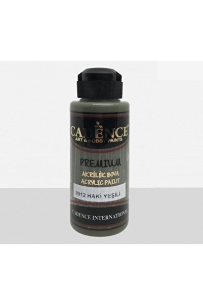 Cadence Premium Yarı Mat Akrilik Boya 8012 Haki Yeşil 120 Ml