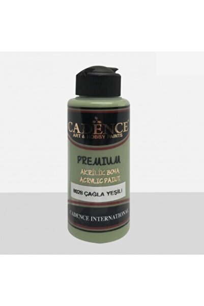 Cadence Premium Yarı Mat Akrilik Boya 8028 Çağla Yeşili 120 Ml