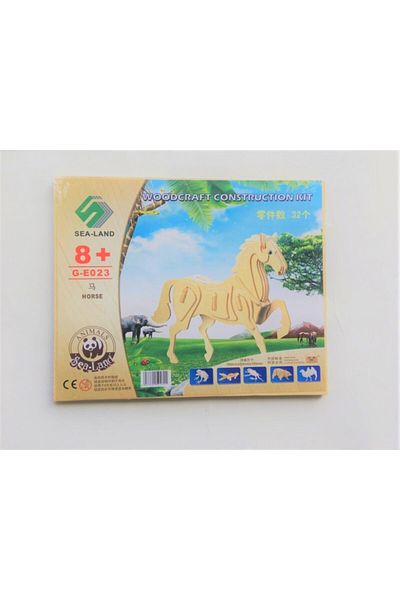 TAYFUN Wooden 3d Horse Model Puzzle