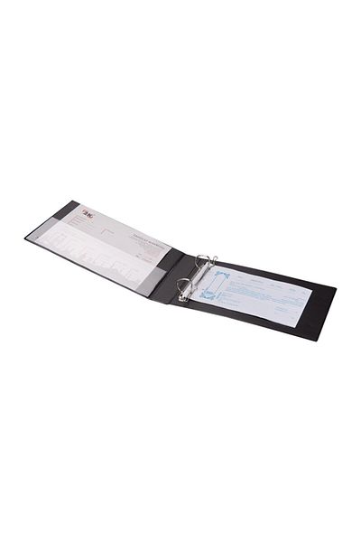 2K Bill Folder Pvc 3 cm 2 Rings 250 Sheets Capacity Ring Binder File 15,5X26 cm