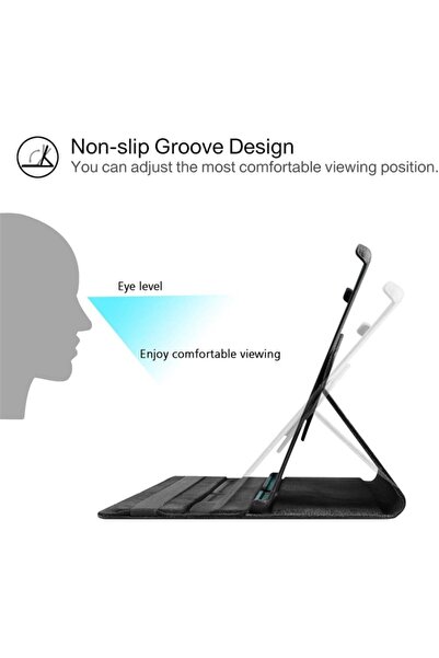 Microsonic Samsung Galaxy Tab A 8" 2019 T290 Kılıf 360 Rotating Stand Deri