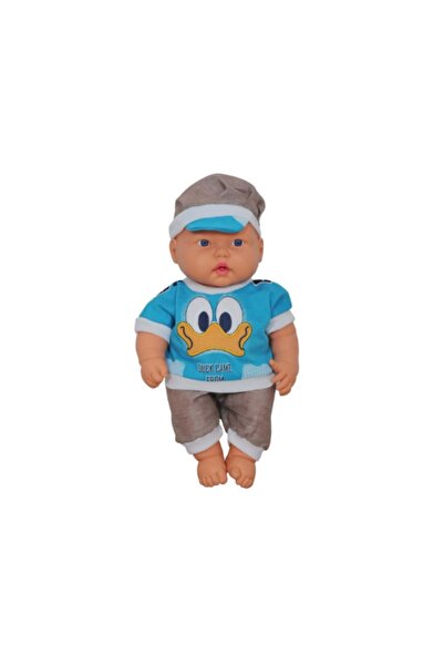hediyecik Oyuncak Et Bebek Konuşan Sesli Tombul Erkek Et Bebek 40 Cm